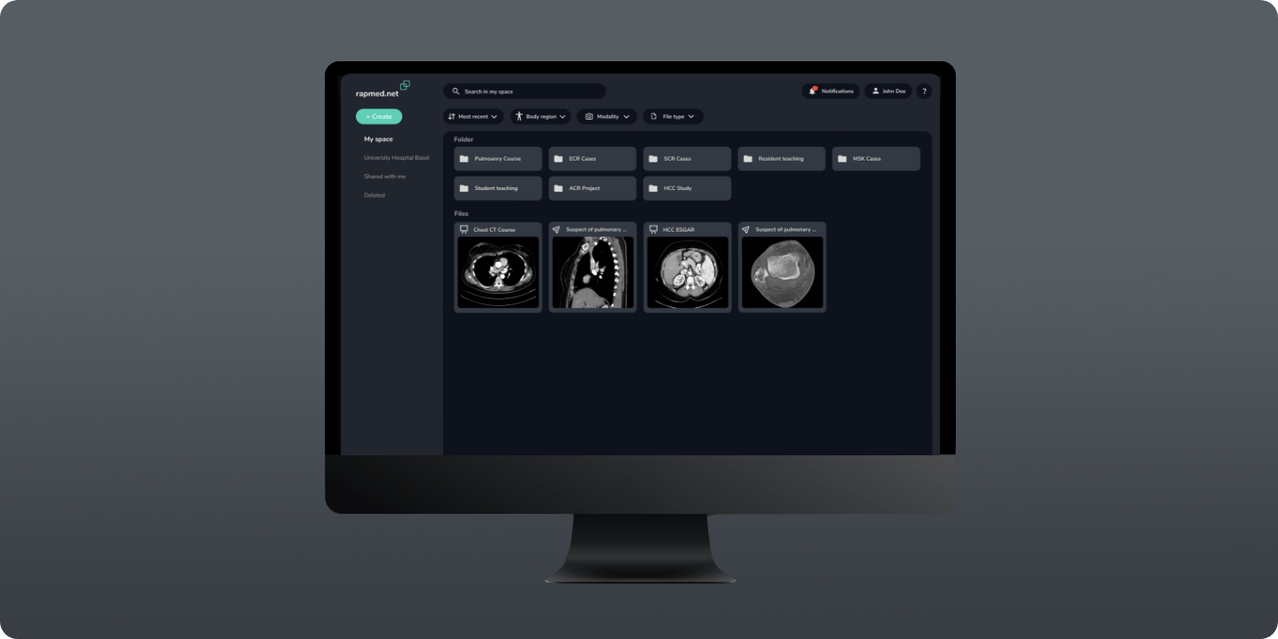 Google drive for DICOM images